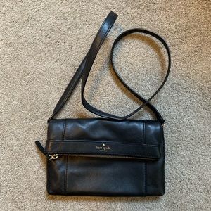 Kate Spade Foldover Leather Crossbody Purse